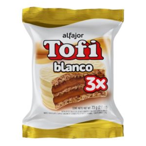 Alfajor Tofi Blanco Triple