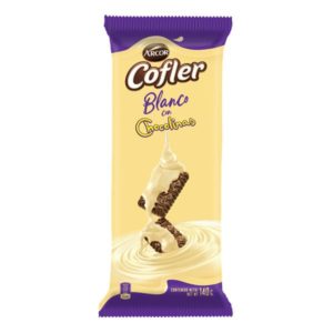 Arcor en Casa - Chocolate Cofler Blanco con Chocolinas