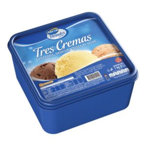 Balde helado Tres Cremas