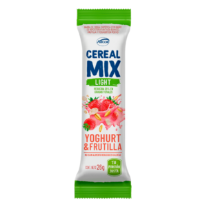 Barra de cereal Cereal Mix Yoghurt Frutilla Light 26gr pack x4 unidades.