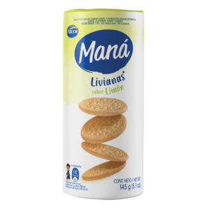 Galletitas Maná Livianas sabor Limón 145gr.