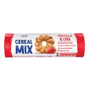 Galletitas Cereal Mix Flor Frutilla y Chia