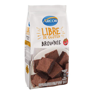Premezcla sin tacc Arcor para Brownies