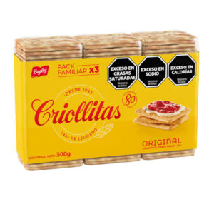 Cracker agua Criollitas