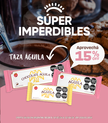15% Off en Chocolate Aguila Seleccionados Marzo 2024