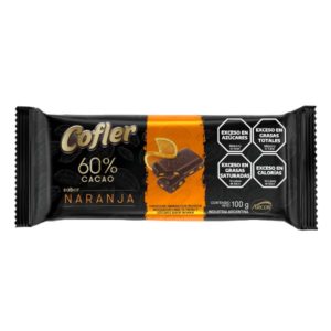 Chocolate Cofler 60% Cacao sabor Naranja