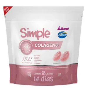 Suplemento Simple Colágeno sabor Frutilla