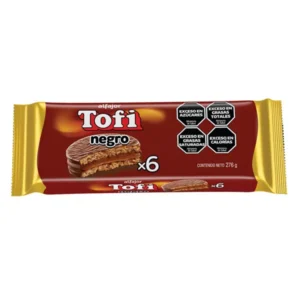 Arcor en Casa - Pack Alfajor Tofi Negro Simple Pack Alfajor Tofi Negro Simple