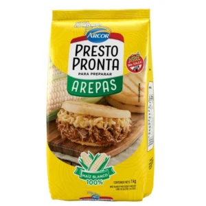 Harina para arepas Presto Pronta