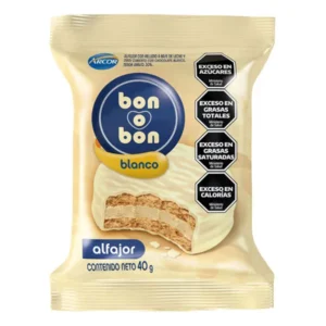 Arcor en Casa - Alfajor Bon o Bon Blanco Simple Alfajor Bon o Bon Blanco Simple