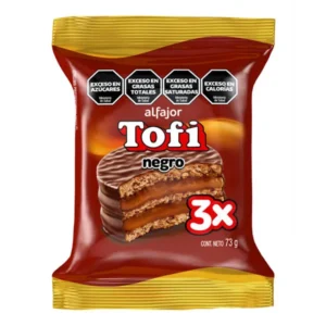 Alfajor Tofi Negro Triple