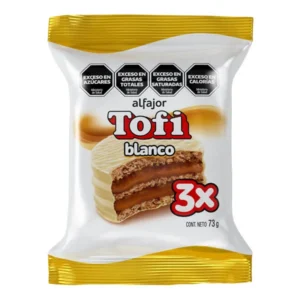 Alfajor Tofi Blanco Triple