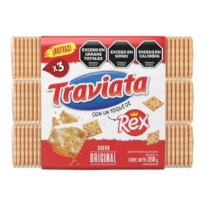 Arcor en Casa - Pack Galletitas Traviata Crackers Rex sabor Original Pack Galletitas Traviata Crackers Rex sabor Original