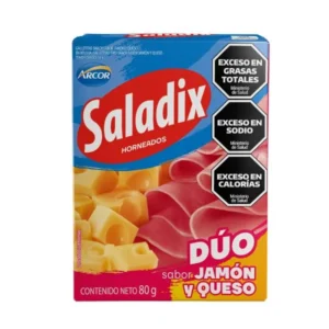 Arcor en Casa - Saladix Dúo sabor Jamón y Queso Saladix Dúo sabor Jamón y Queso