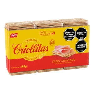 Pack Galletitas Criollitas Más Grandes