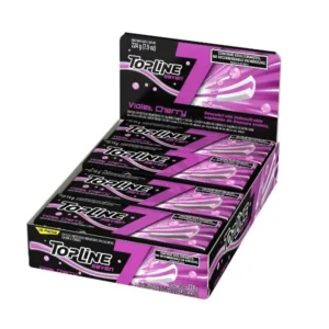 Chicles Topline Seven Violet Cherry sabor Cereza