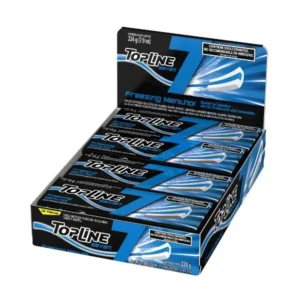 Chicles Topline Seven Freezing Menthol sabor Mentol