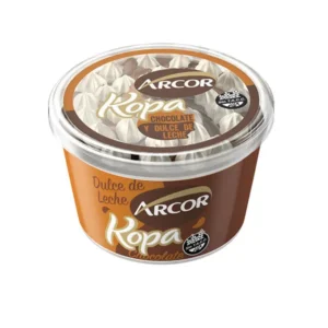 Kopa Helada Arcor Chocolate y Dulce de Leche