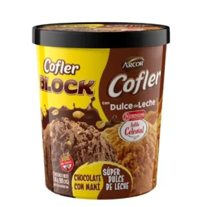 Pote Helado Cofler Block y Cofler con Dulce de Leche estilo Colonial La Serenisima