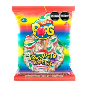 Chupetín Mister Pops Trompito Twister