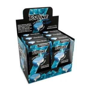Chicles Confitados Topline Seven Turbo sabor Mentol