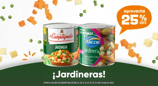 25% Off en Jardinera Diciembre 2024