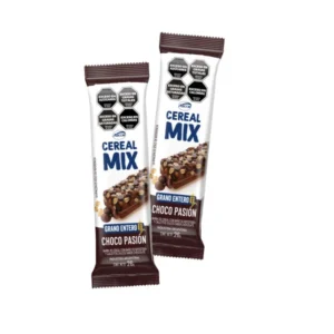 Barra Cereal Mix Choco Pasión 120un x 26g. Agrupadas en 6 Cajas de 20un cada una.