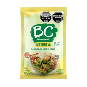 Arcor en Casa - Mayonesa BC Mayonesa BC 1un x 125cc https://arcorencasa.com/wp-content/uploads/2026/01/20260122-13787.webp
