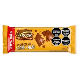 Arcor en Casa - Chocolate Arcor Leche con maní