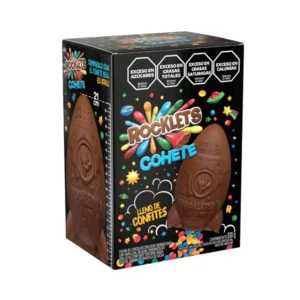 Arcor en Casa - Cohete de Chocolate con Leche relleno de Rocklets