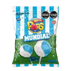 Chupetín Mister Pops Mundial sabor Tutti Frutti