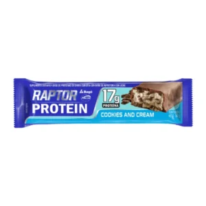 Barra Raptor Protein sabor Cookies y Cream 4un x 50g
