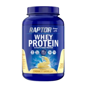 Whey Protein Raptor sabor Crema y Vainilla 1un x 980g
